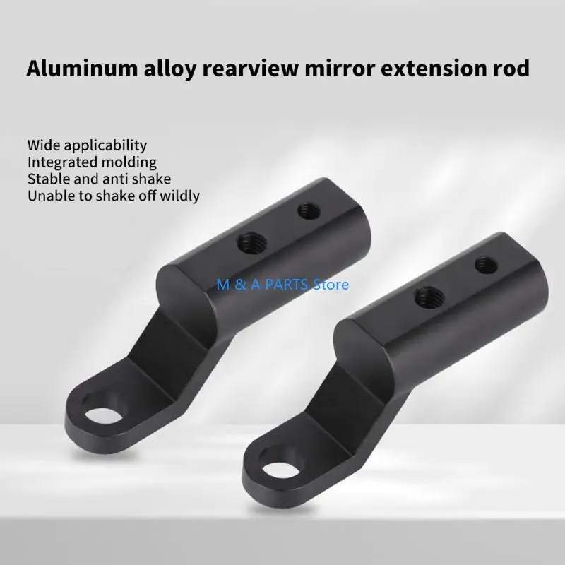 U1JF Extension Mount Bracket Aluminum Support Holder Rearview Expander Bracket