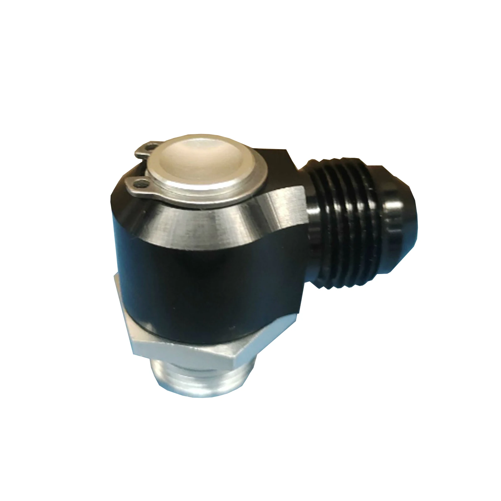 HF Aluminium AN8 - M18*1.5 Brake Banjo Turbocharger Motorcycle Cars Hose -8AN Banjo Fittings Adapter M18*1.5 Bolt Ring Black