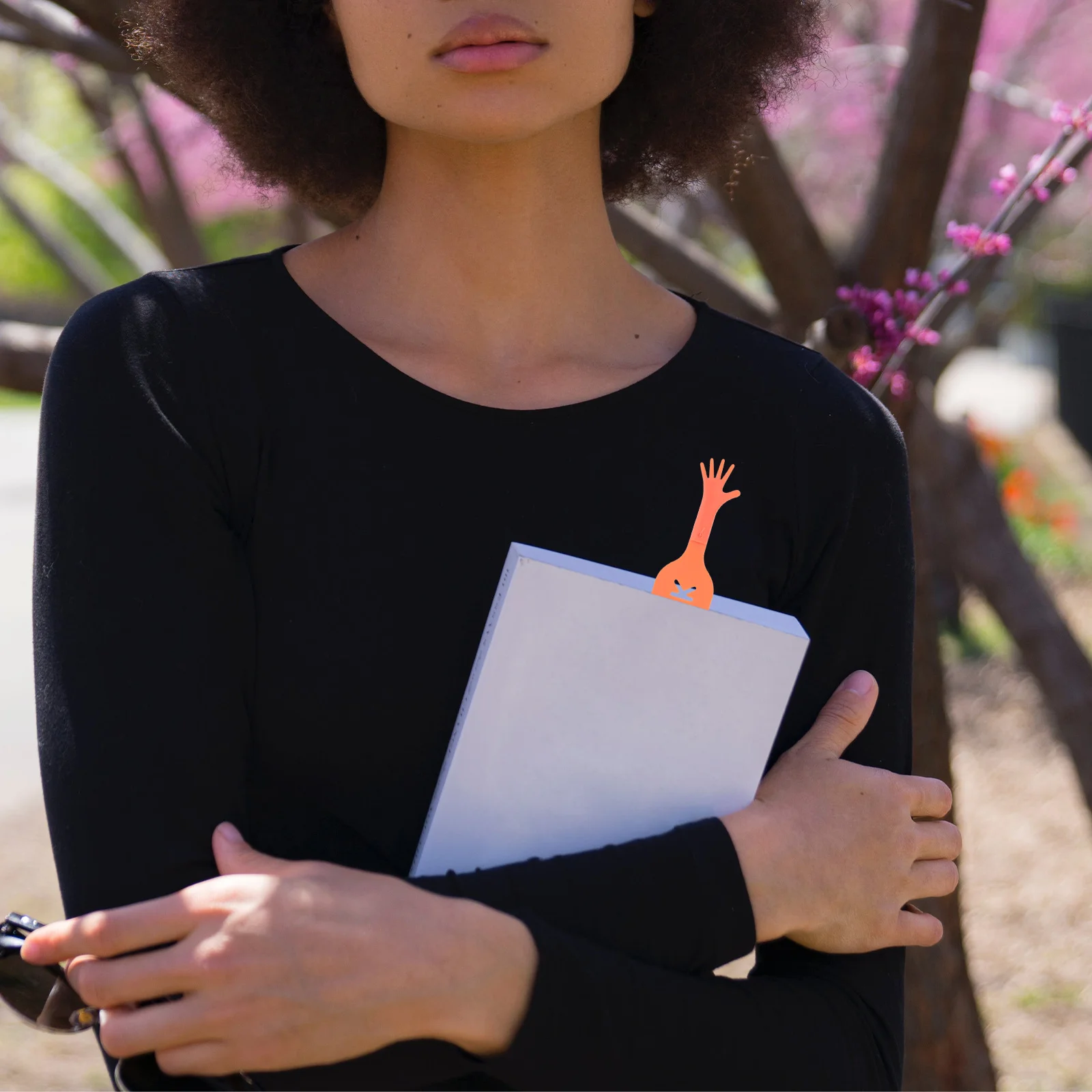 

4Pcs Hand Bookmarks Small Cute Plastic Page Marker Reading Book Marks Bulk Bulk Bookmarks for Students Plastic Page Marker