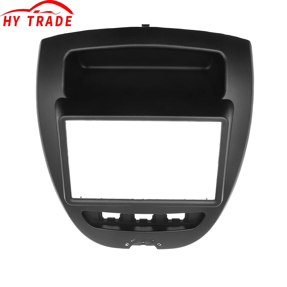 

Double 2 Din Car Radio Frame for Toyota Aygo Citroen C1 Peugeot 107 2005-2014 Fascia Dash Kit DVD Radio Panel Stereo Cover