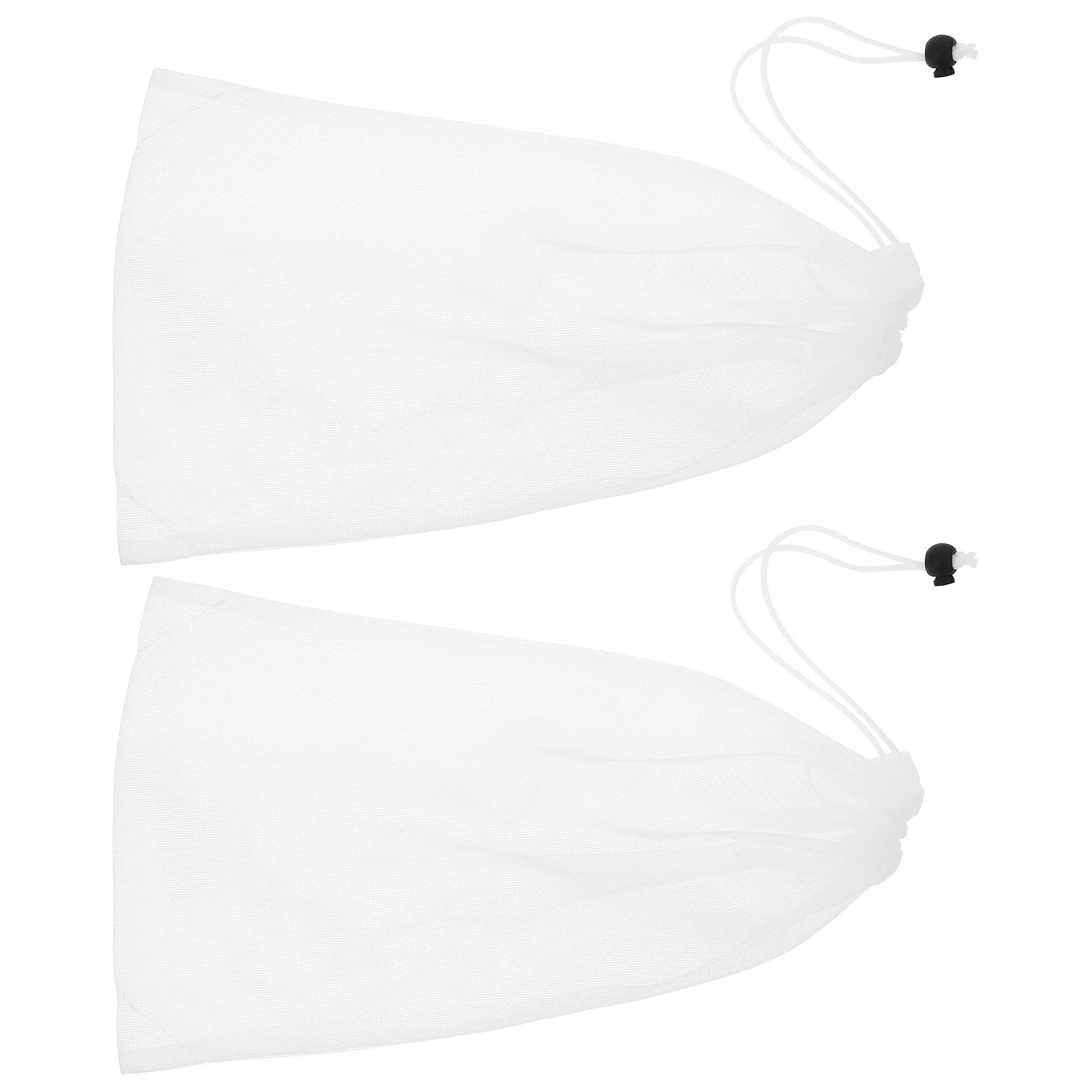 

2 Pcs Pool Sludge Head Filter Bag Socks Replacement White Cleaner Mesh Fine Materials Filtration Debris Water Environments