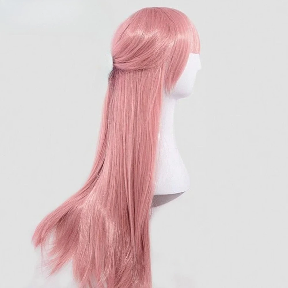 Narumi Momose Cosplay Peruca Miuko Cosplay Anime Otaku Love-Struck Lady Rosa Cabelo Longo