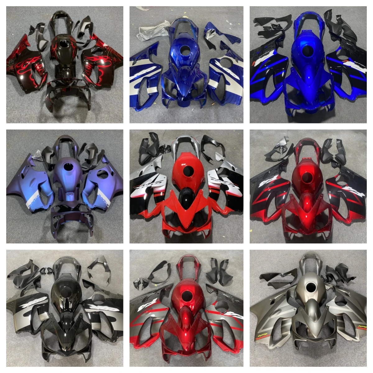 

Комплект обтекателей для мотоцикла, АБС-пластик, обтекатели для впрыска кузова, обвесы для CBR 600 CBR600 CBR600F F4I 2004 2005 2006 2007