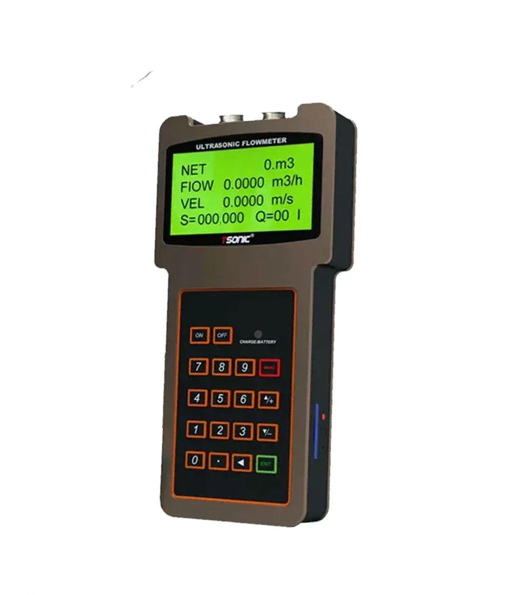 

TUF-2000H Handheld ultrasonic flowmeter Portable flowmeter Water flow rate detector