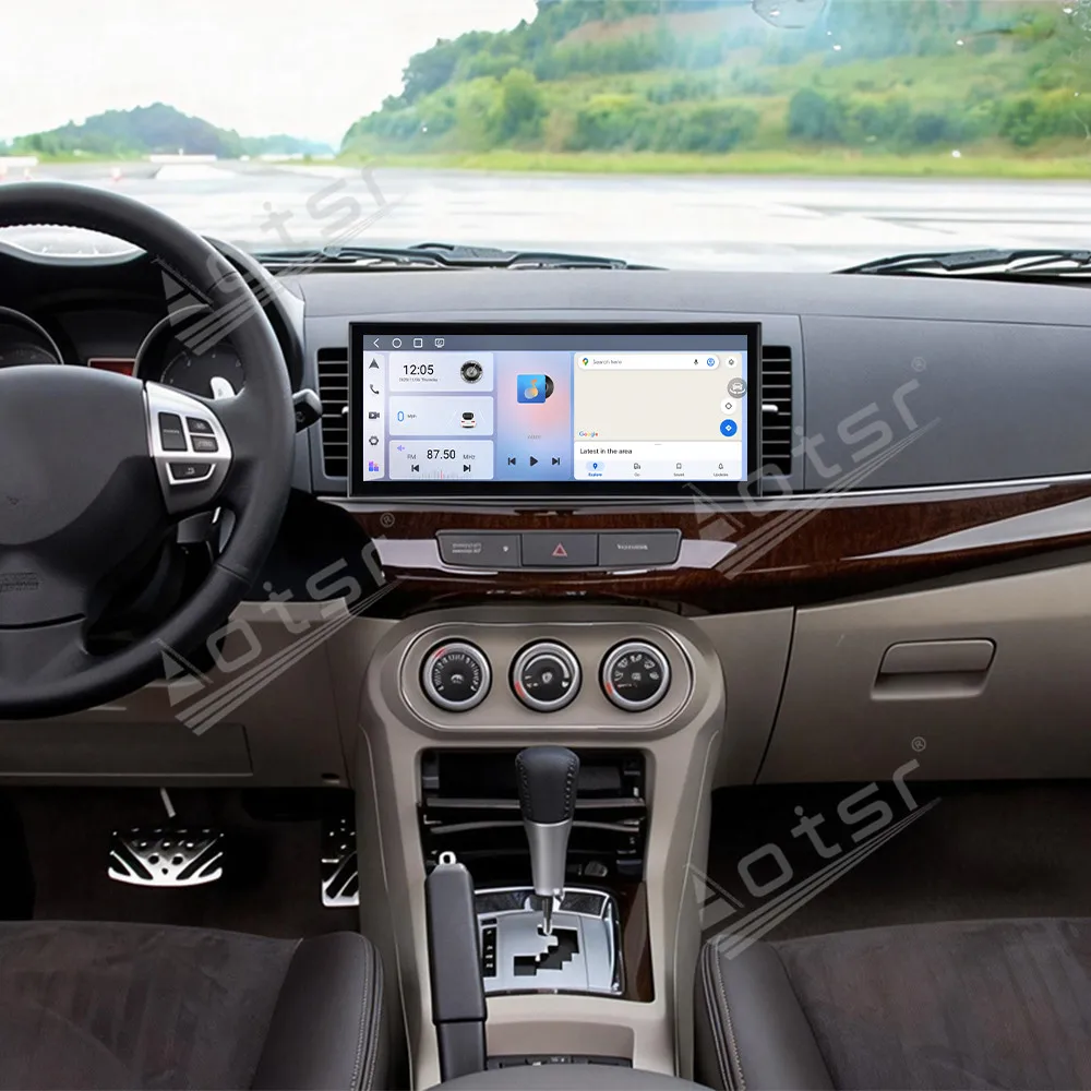 15.8” Android 15 Qualcomm Carplay Car Radio For Mitsubishi Lancer 2007~2012 Car Autoradio Multimedia Player GPS Navi Head Unit