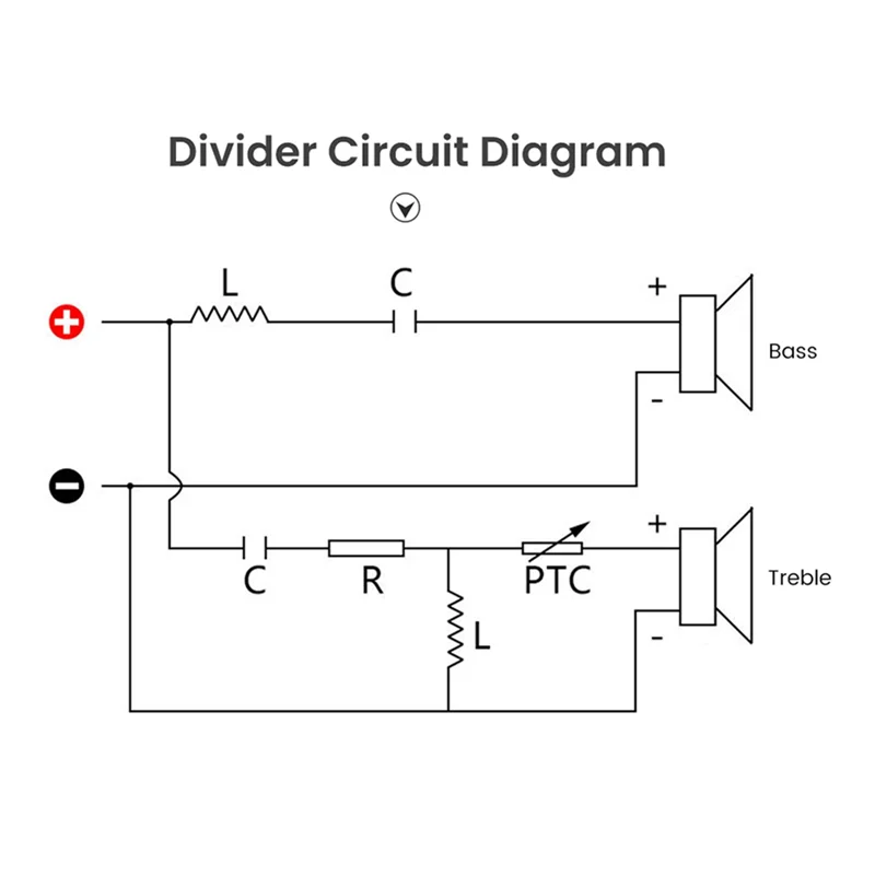 ハイファイスピーカーオーディオボード、双方向分周器、本棚分周器、高音低音、2ユニット、クロスオーバーフィルター、diy、120w