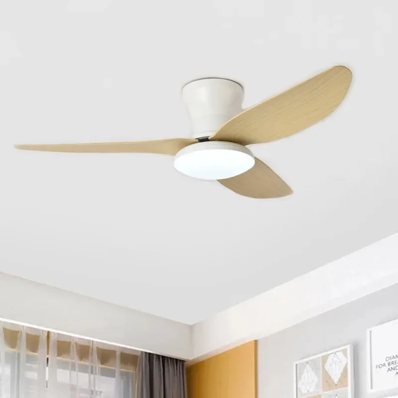 

40 Inch DC Motor Ceiling Fan with LED Light Remote Control 30W 100240V Ultra Quiet Modern Design for Home Bedroom Living Room