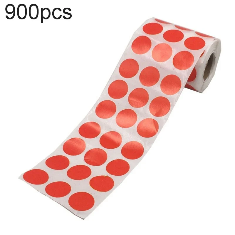 900 pz/rotolo Splatter Target Sticker Practice Target Sticker Repair Patch Tool per l\'allenamento caccia Pratice colore nero/rosso