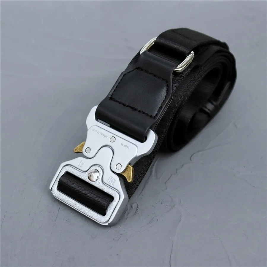 2024 Paris ALYX Roller Belt Men Women Lasered Logo Buckle 1017 ALYX 9SM Belts CLASSIC SIGNATURE STRAP