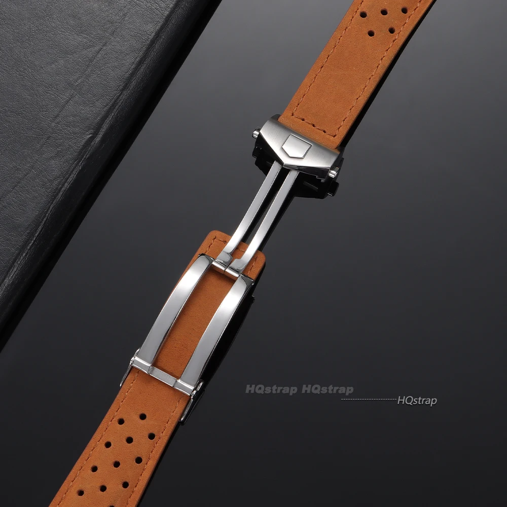 18 مللي متر 20 مللي متر مشبك ساعة من الفولاذ المقاوم للصدأ لتاغ هوير الصلبة للطي أبازيم معدنية ل حزام الساعات سيليكون زر مزدوج المشبك