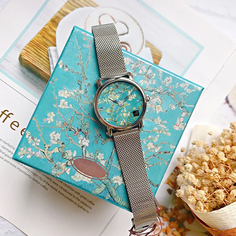 VAN GOGH 2025 Elegant Women's Watch Fashion Waterproof Clock Stainless Steel Business Dress Gift Quartz Watch for Women