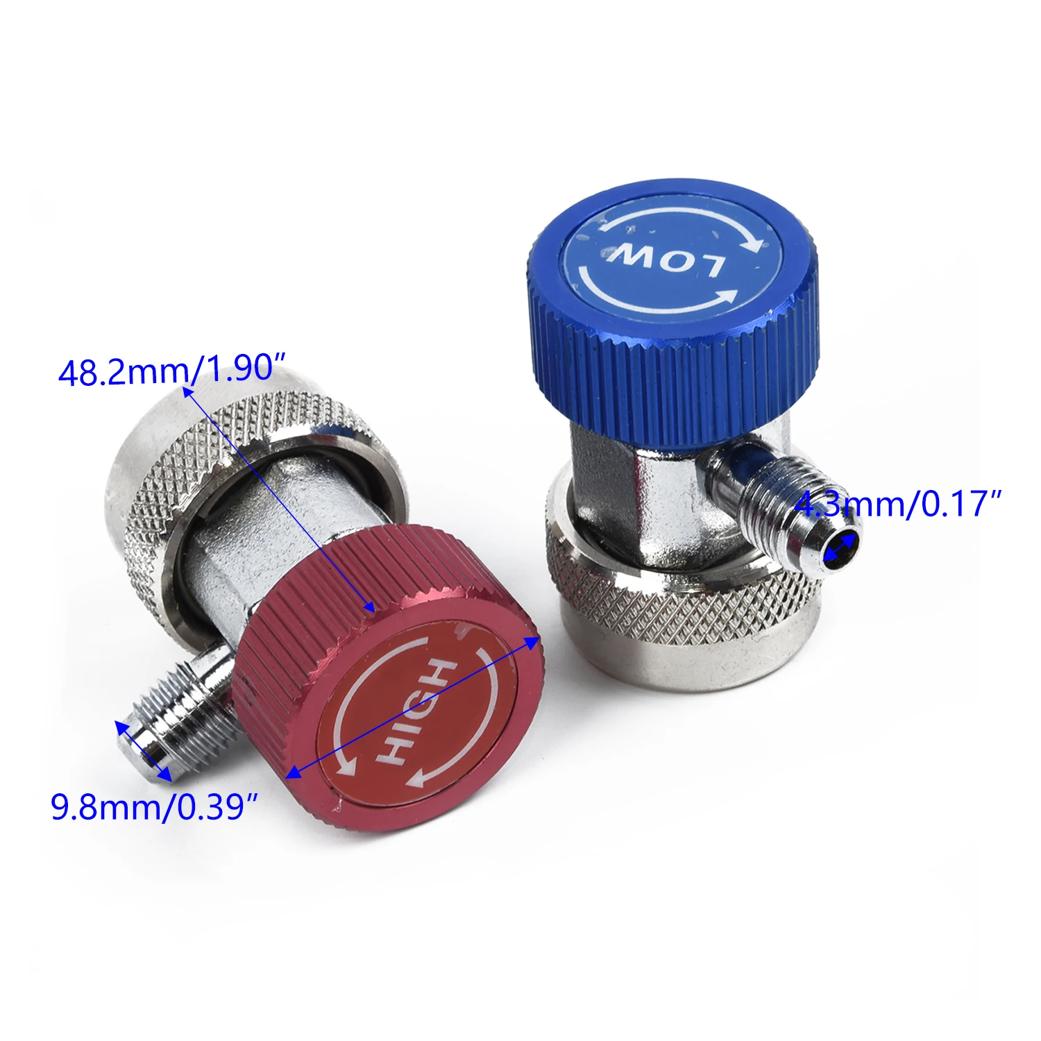 Car A/C R134a Air Condition Quick Coupler Adapter A/C Manifold Connector R134 Manifold Gauge Brass Adapter Car Accessories