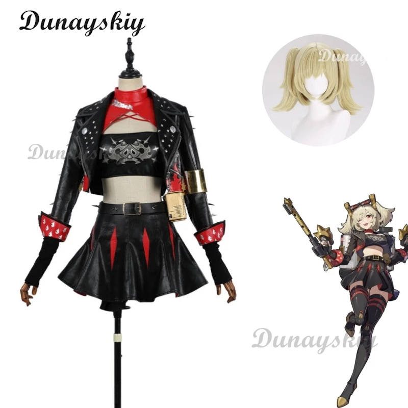 Zenless Zone Zero Burnice White Cosplay Costume the Sons of Calydon Burnice Punk Uniform Halloween Party Outfit