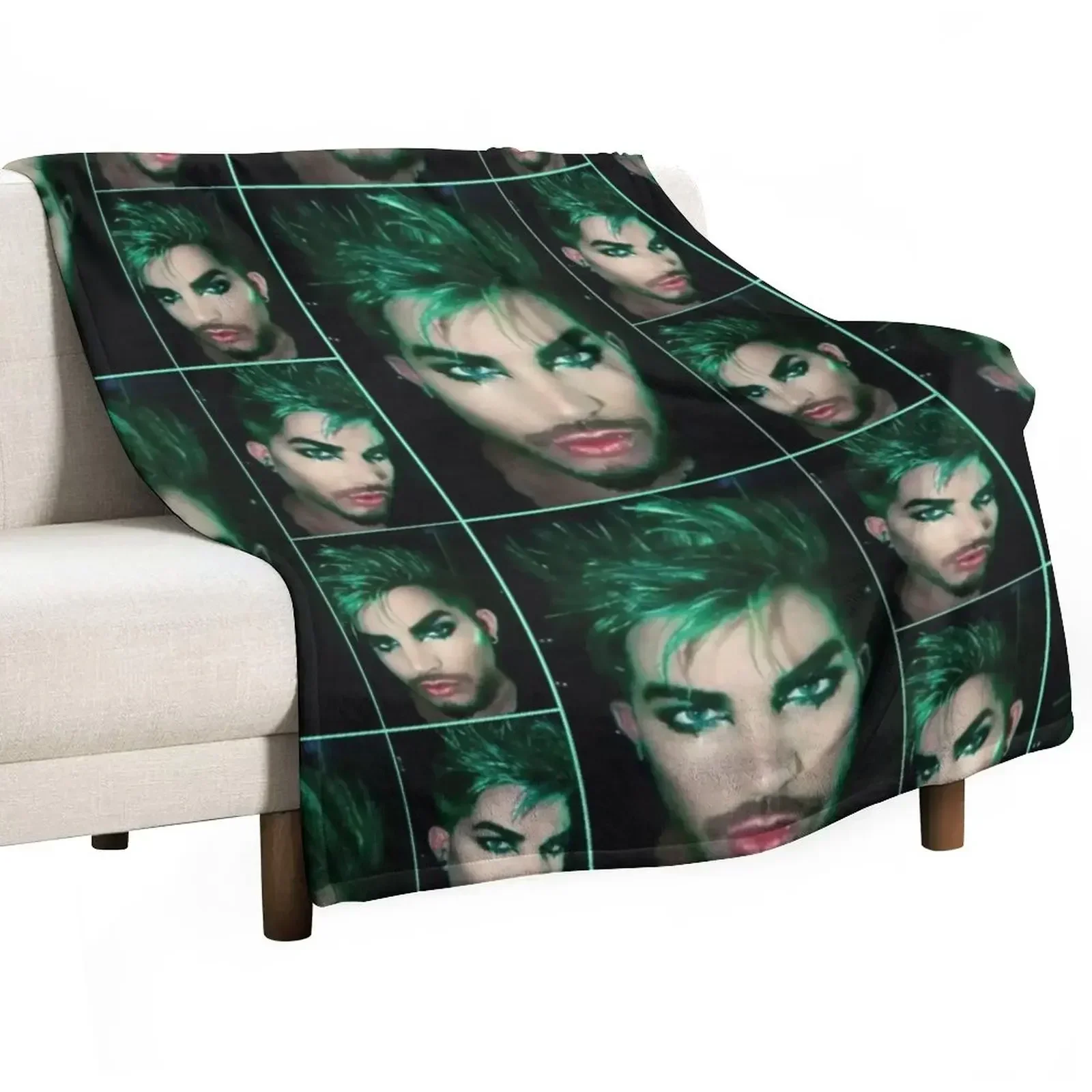 

Gorgeous in green Adam Lambert Throw Blanket Multi-Purpose Decorative Sofa Blankets