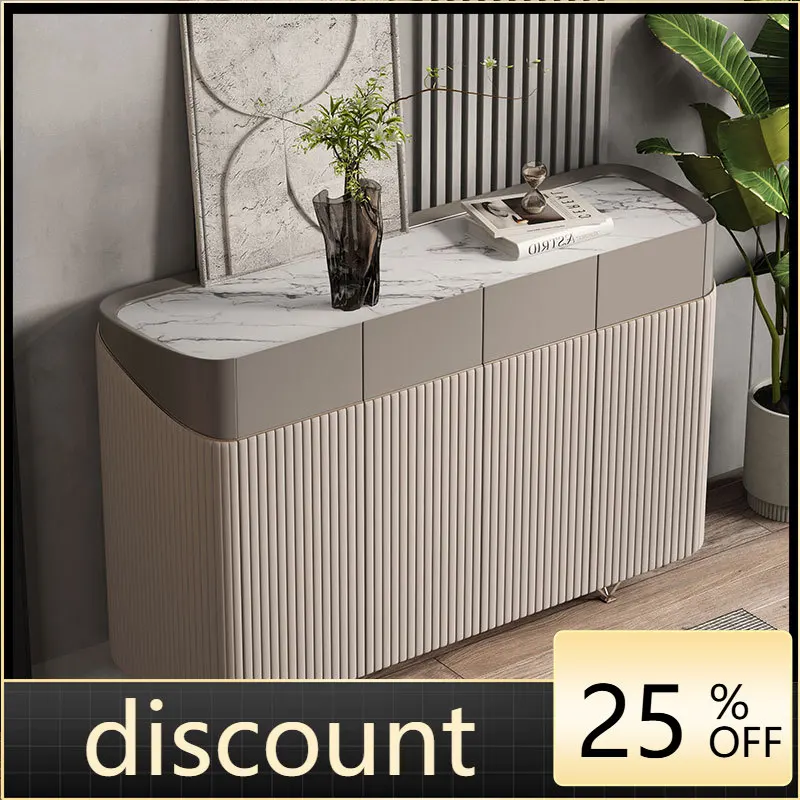 LTT Italian rock slab living room partition shoe cabinet locker light luxury modern simple entrance cabinet