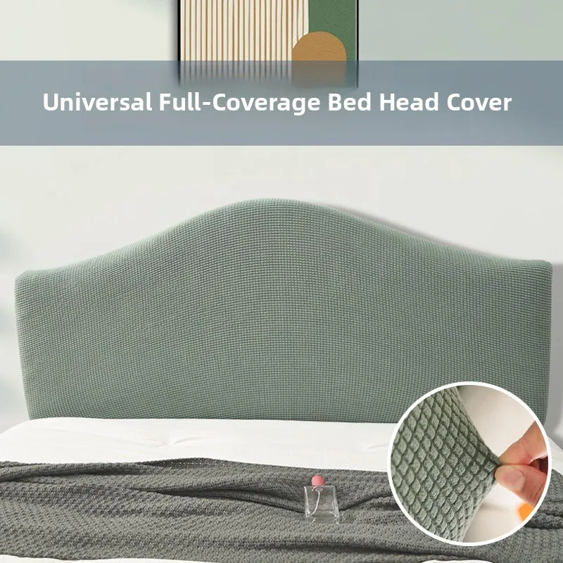 All-Season Elastic Full-Coverage Bedside Curtain Dustproof Nordic Universal Odd-Shaped Pillowcase Cover for Students Dormitory