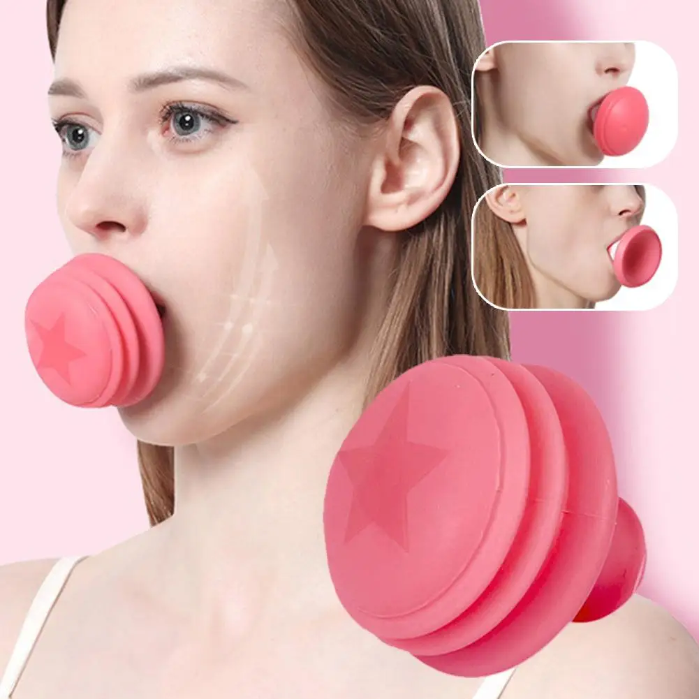 เครื่องบริหารกล้ามเนื้อใบหน้า คาง และลำคอ สำหรับผู้หญิง น่ารัก พกพาสะดวก ช่วยยกกระชับผิวหน้าให้เรียบเนียน กระชับผิว ลดเหนียง รูปหน้าวี รุ่น I8A7