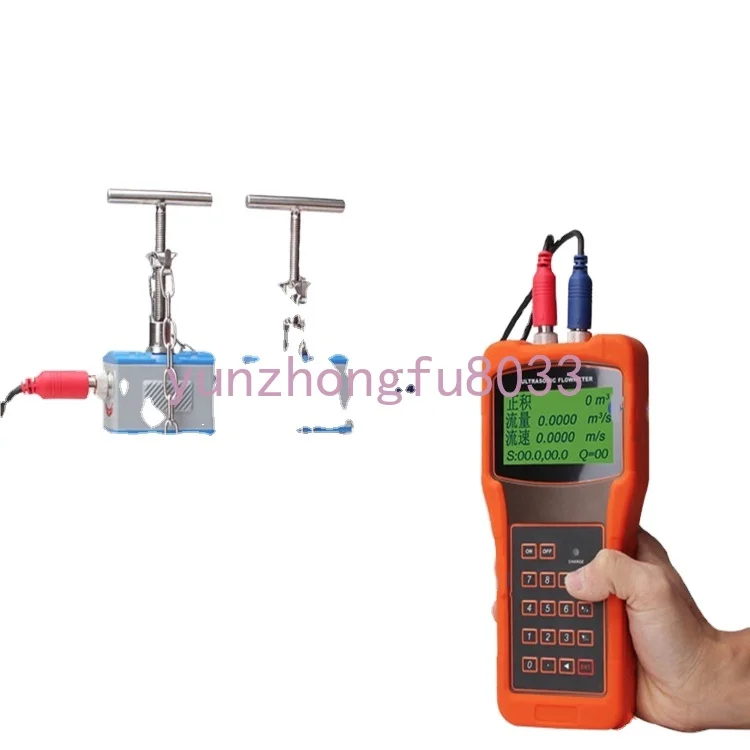 Sem830 Oem Handheld Water Flowmeter Portable Ultrasonic Flow Meter Methane Gas Fuel Diesel Paddle Wheel