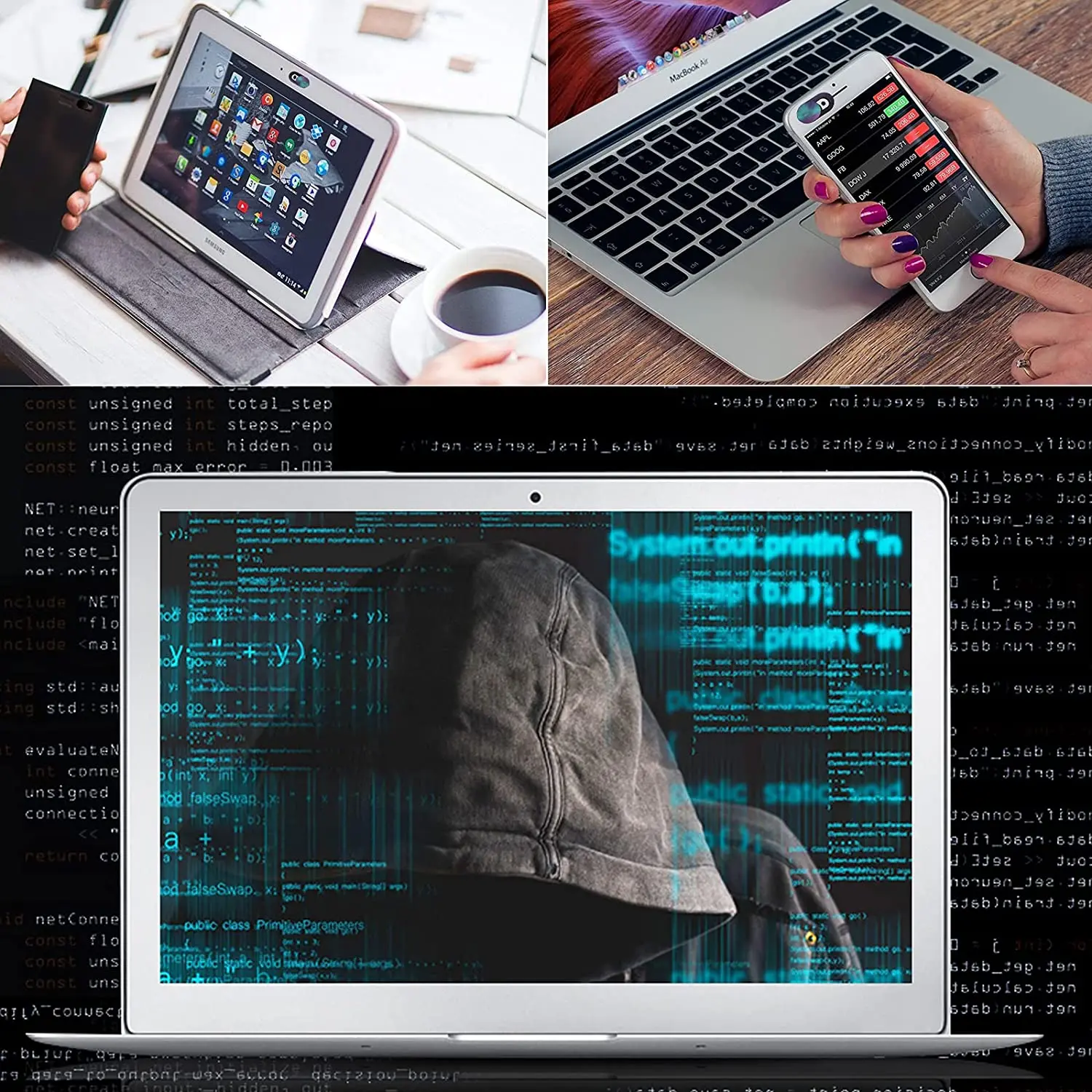 Starry Sky Pattern WebCam Camera DYM Laptop Stickers for Laptops Macbook Smart Phone Privacy Protection Shutter Slider Sticker