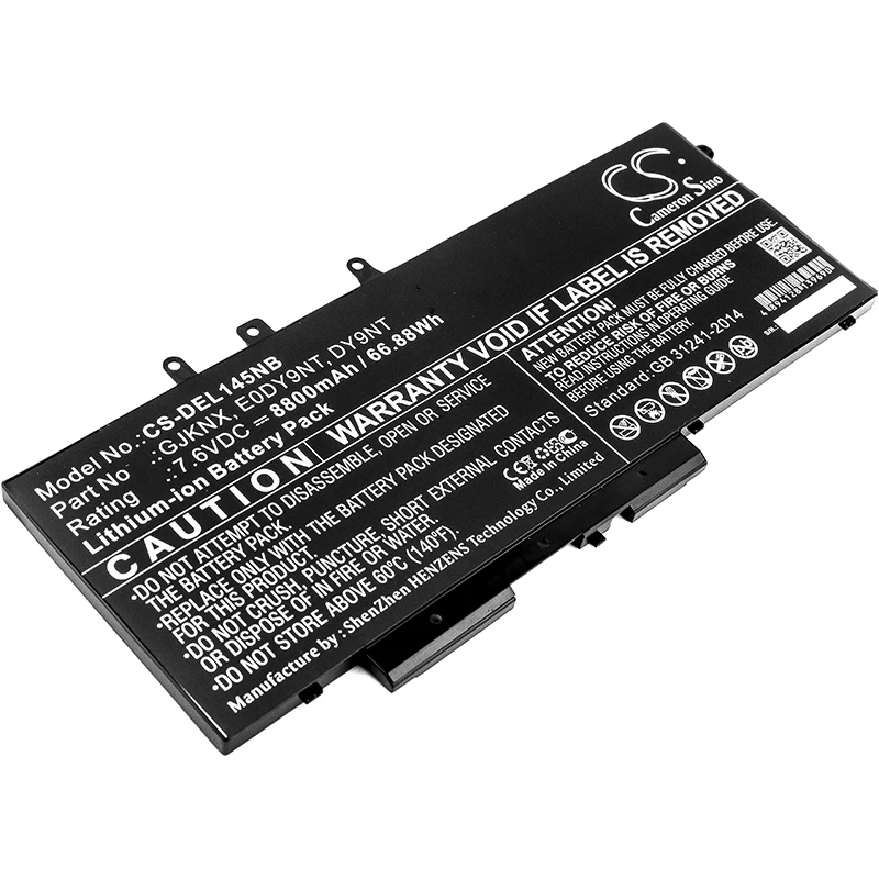 Replacement Battery for DELL  Latitude 14 5490, Latitude 14 5491, Latitude 14 5495, Latitude 15 5580, Latitude 15 5590/15 5591