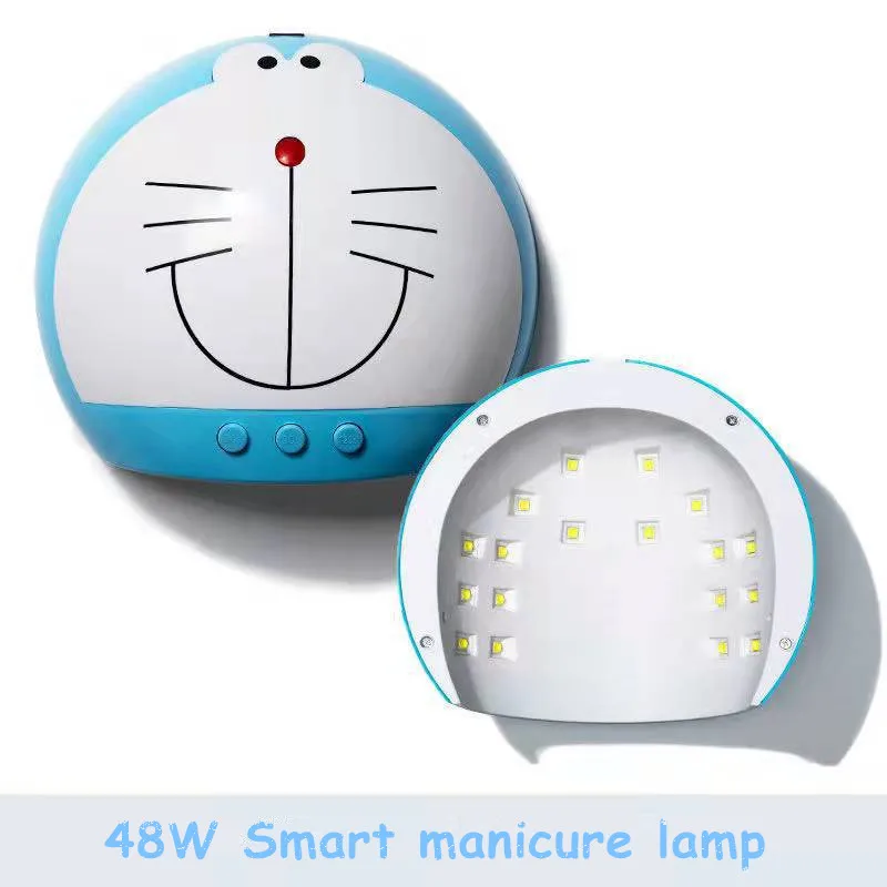 

48W/36W USB Charging Line Cartoon Cat Manicure Lamp Timing LED Nail Dryer UV Nail Glue Baking Lamp