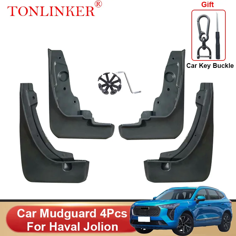 

TONLINKER Car Mudguard For Great Wall Haval Jolion 2021 2022 2023-Mudguards Splash Guards Front Rear Fender Mudflaps Accessories