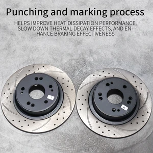 Ferro Fundido Discos De Freio Do Carro para Ford Bestune B70 2023, silencioso, Freio Agitando Auto Peças, HT250, preço de fábrica 12 principais vendas discos de travao carro - №4