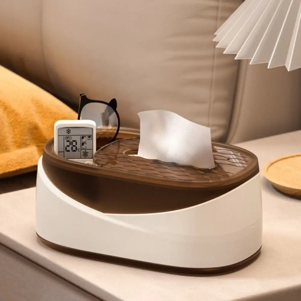

Durable Plastic Tissue Box Large Capacity Simple Napkin Holder Dustproof Tissue Paper Box Dining Room
