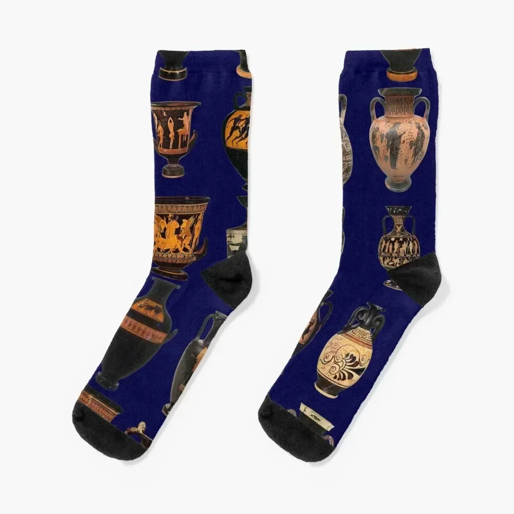 

Greek Urns Socks crazy Wholesale hip hop new year Socks For Girls Men's
