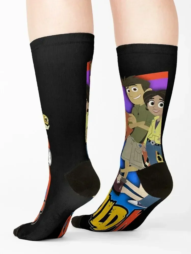 Wild Kratts Team Classic T-Shirt.png Socks heated with print FASHION Wholesale Socks Men's Women's
