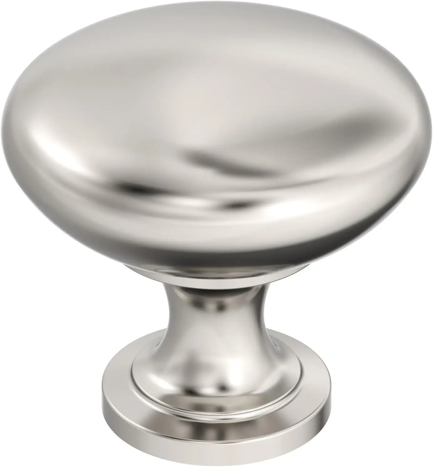 

Edona 1-1/4 inch (32mm) Diameter Polished Nickel Cabinet Knob - 25 Pack