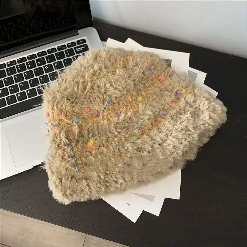 Schattige wintermuts voor meisjes, pluche muts met oorwarmers – super warm en winddicht