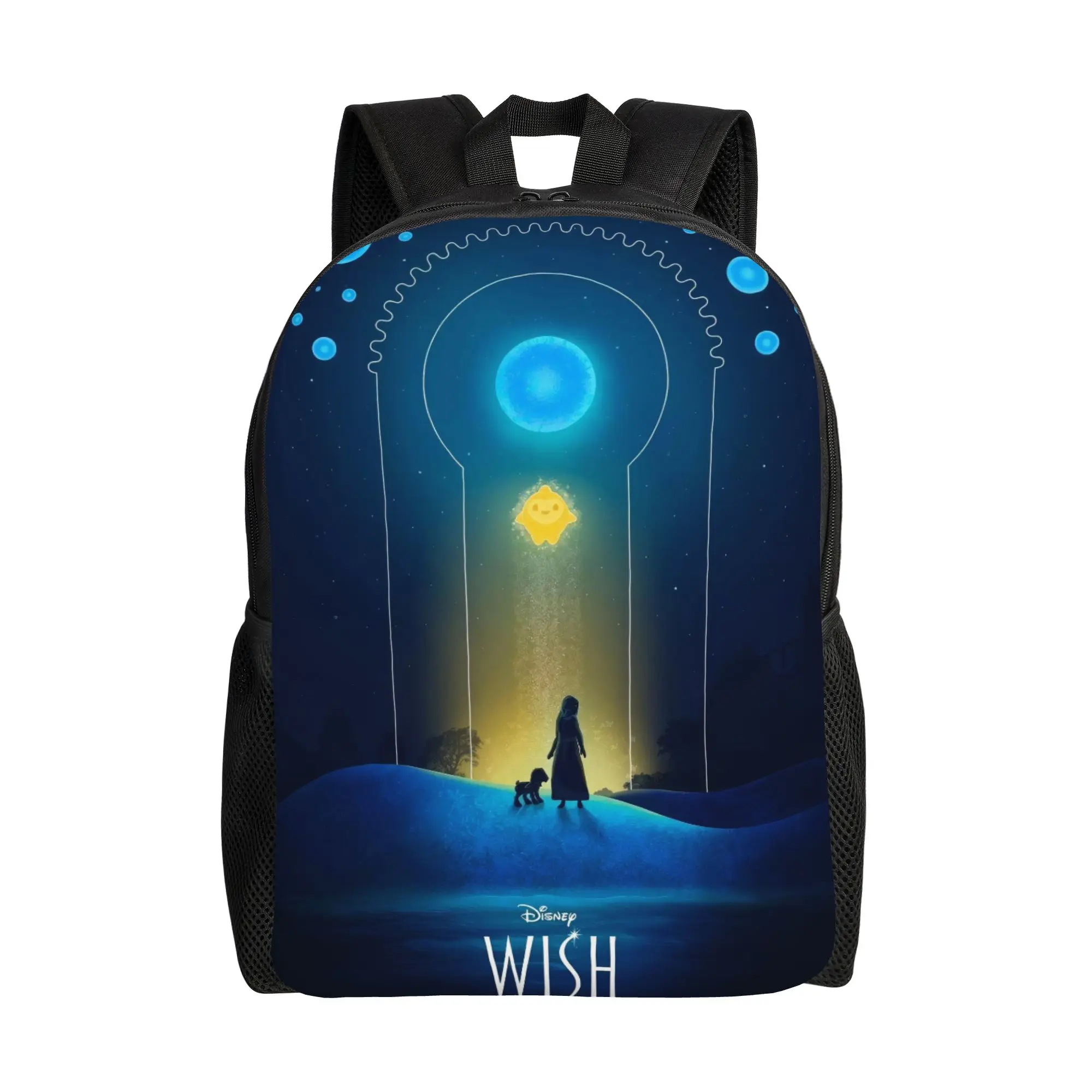 

Back to school season Harajuku Design WISH Storage Bag Walt Cartoon For Men Women Handbag Backpack