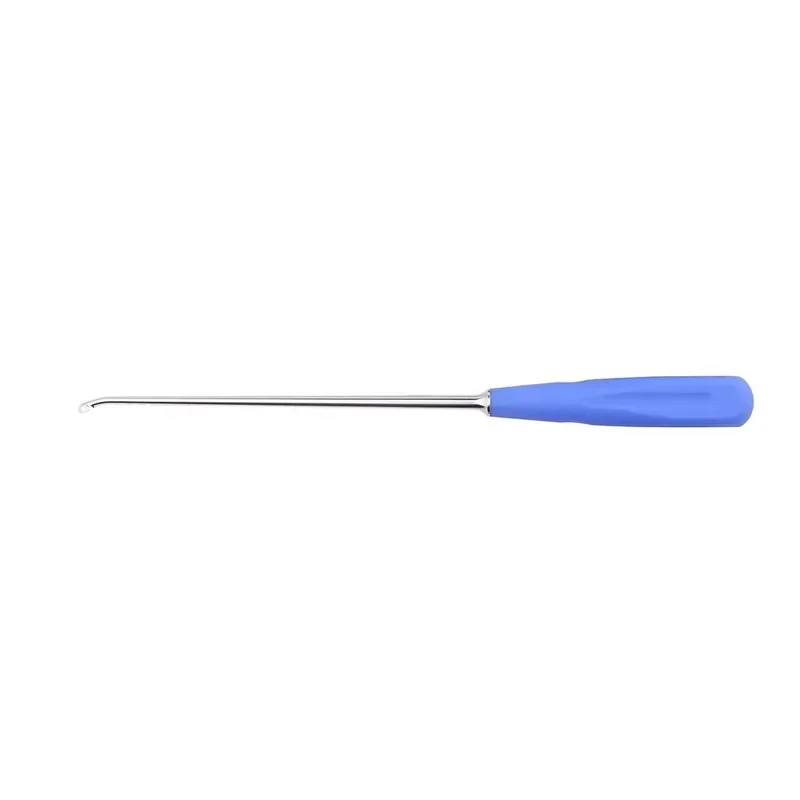 Wood-Handled Stainless Steel Curette Engineered for Accuracy in Shaving Preparation During Surgeries