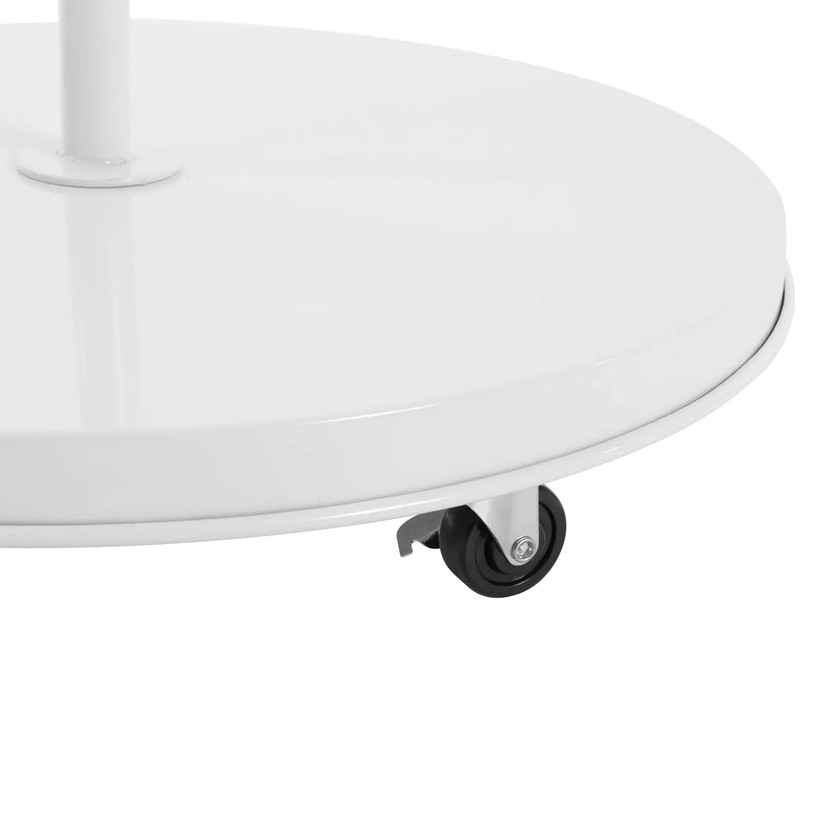 7 Tiers Freestanding Metal Pipe Hat Rack Stand with 35 Hangers Floor-Standing Hat Holder Rack White Hat Display Stand for Baseba