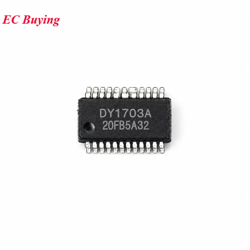 5pcs/lot DY1703A DY1703 Chip Serial Port Triggered IO Trigger Voice Playback IC Controller New Original
