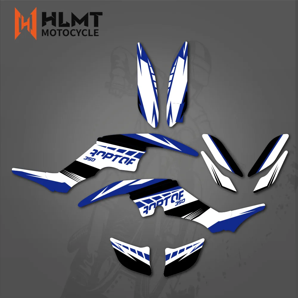 HLMT New Style DECALS STICKERS Graphics Sticker Kits FIT for Yamaha RAPTOR 350 ATV Raptor350