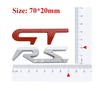 3D מתכת GT RS ספורט לוגו רכב אחורי תא מטען סמל תג מדבקה עבור רנו לוגן קליאו מגאן קנגו 1 2 3 4 קפטור Espace Twingo 8 best sales רנו ספורט GT - №7