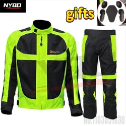 Riding Tribe summer winter motorcycle riding clothes men women racing clothes anti fall motorcycle clothes reflective jacket