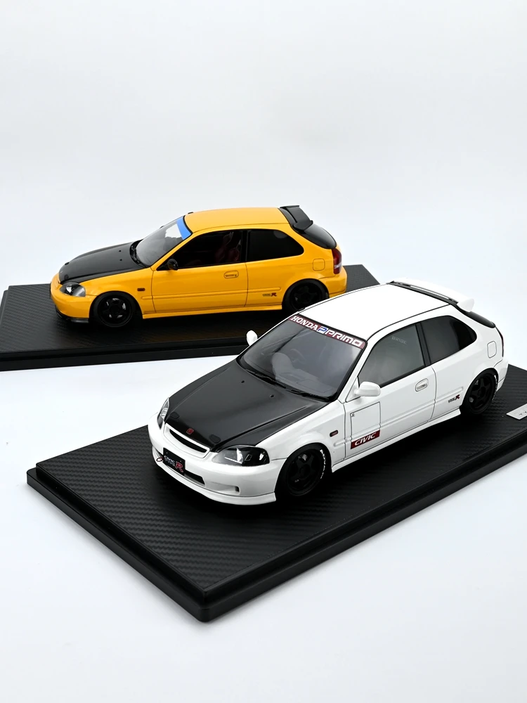 

IG 1:18 CIVIC EK9 Type R JDM Simulation Limited Edition Resin Metal Static Car Model Toy Gift