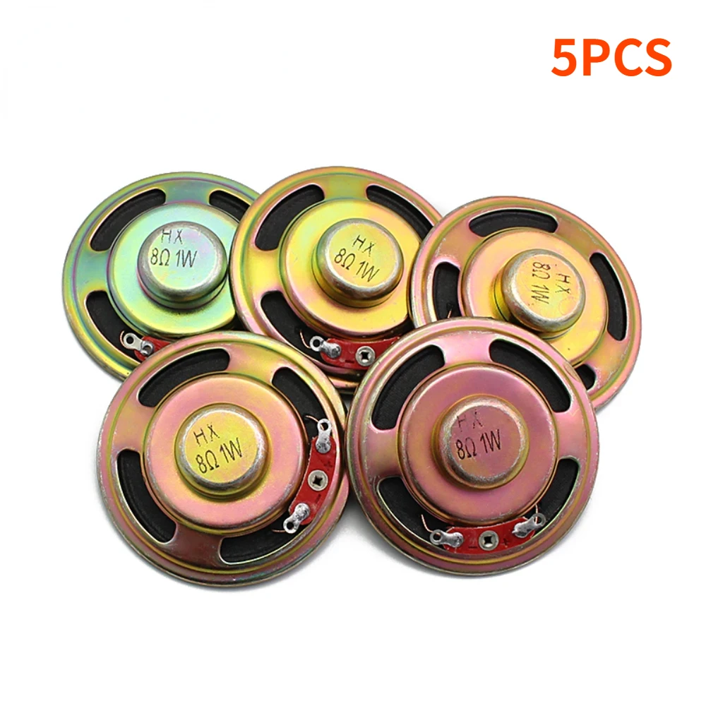 1/2/5pcs Acoustic Loudspeake 1W to 5W, 4R/8R High-Quality Acoustic Loudspeakers Ideal for Arduino DIY Electronics