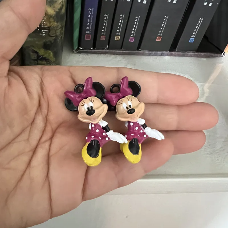 

24PCS 3.8cm Disney Minnie Mouse PVC solid material DIY ornaments