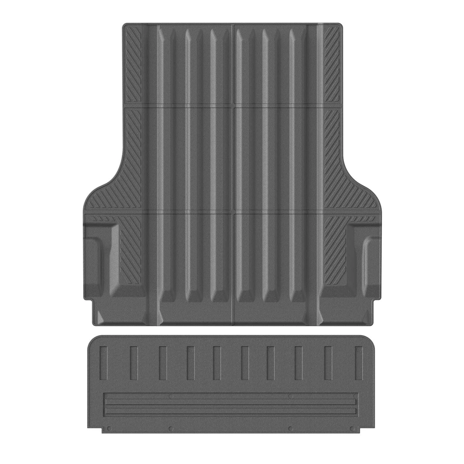 Stripe Style Tailgate Mat Truck Bed Mat Compatible With 2022-2025  Frontier TPE Tailgate Liner