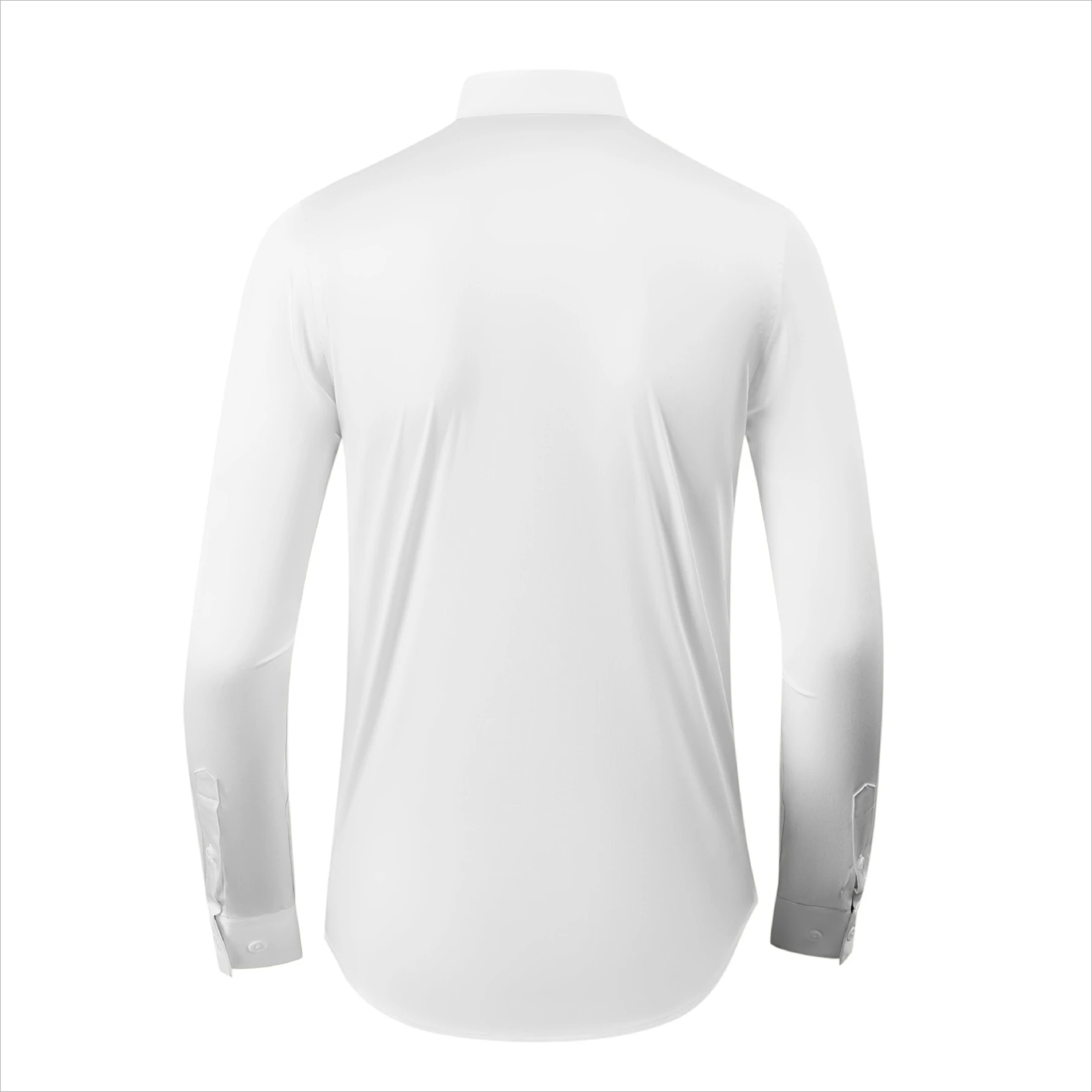 Vacation Style Butterfly Printed Men's Shirt Cotton Long Sleeve Casual Shirts Elastic Comfortable Business Social Office Shirt