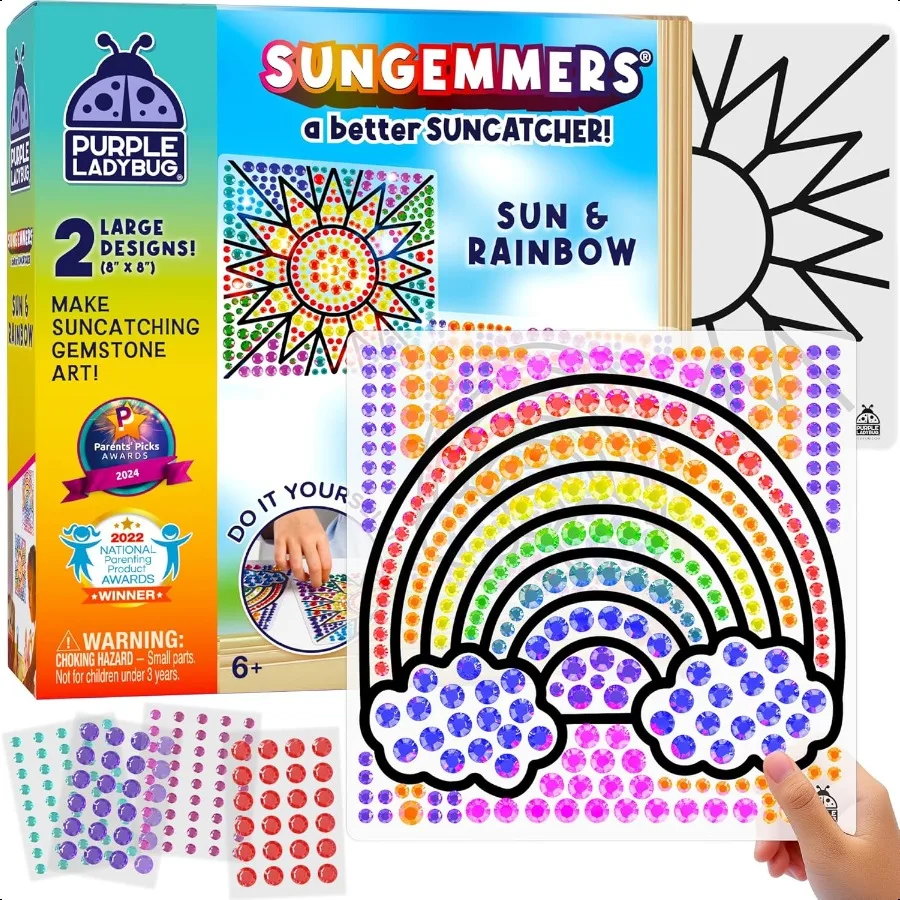 

SUNGEMMERS Window Gem Art Наборы «Ловец солнца» Летние мероприятия на день рождения Подарки для девочек и мальчиков Поделки для детей 410 лет Веселье DIY A