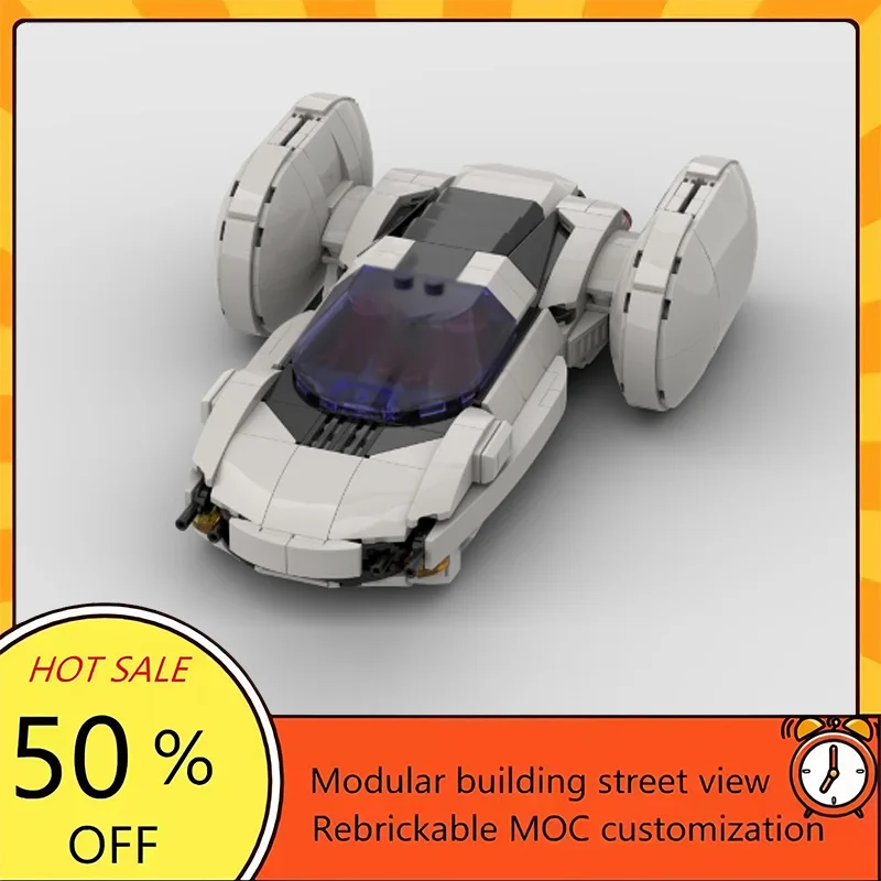 

444PCS Popular Space War Movie Model MOC Building Bricks Vehicle Modular Technology Gifts Holiday Assemble Children Toy Suit