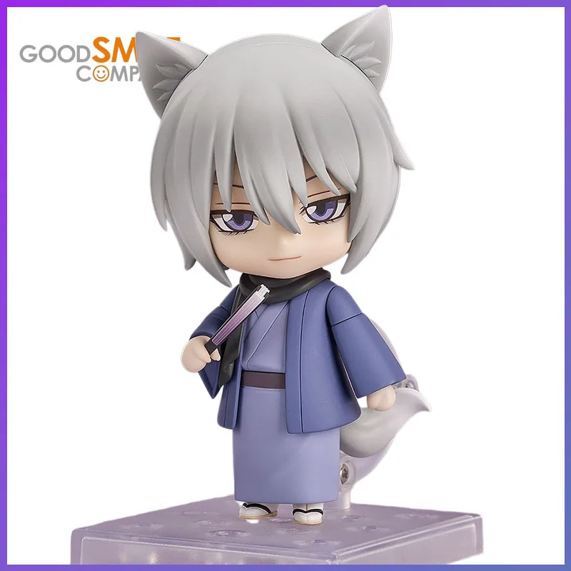 

Chinese Version In Stock Nendoroid 2443 Kamisama Kiss Tomoe 100mm PVC ABS Original Posable Figure 3 Face Fan Blue Flame Anime