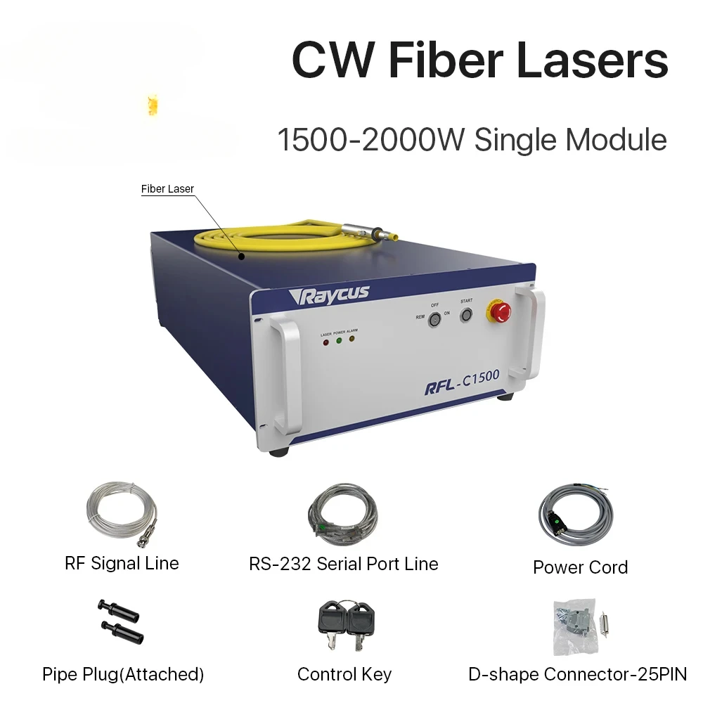 Cloudray Tools Lasr Cutting Head Source Controller Set RFL-C1500+BM111+FSCUT2000+BCS100