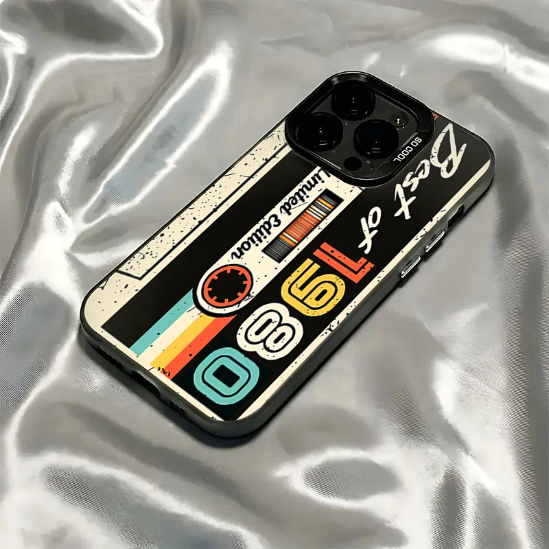 Coque de protection rétro graffiti cassette pour Samsung Galaxy S26 S25 Ultra Plus S24 S23 FE S22 A56 A55 A16 A15 A35 A36