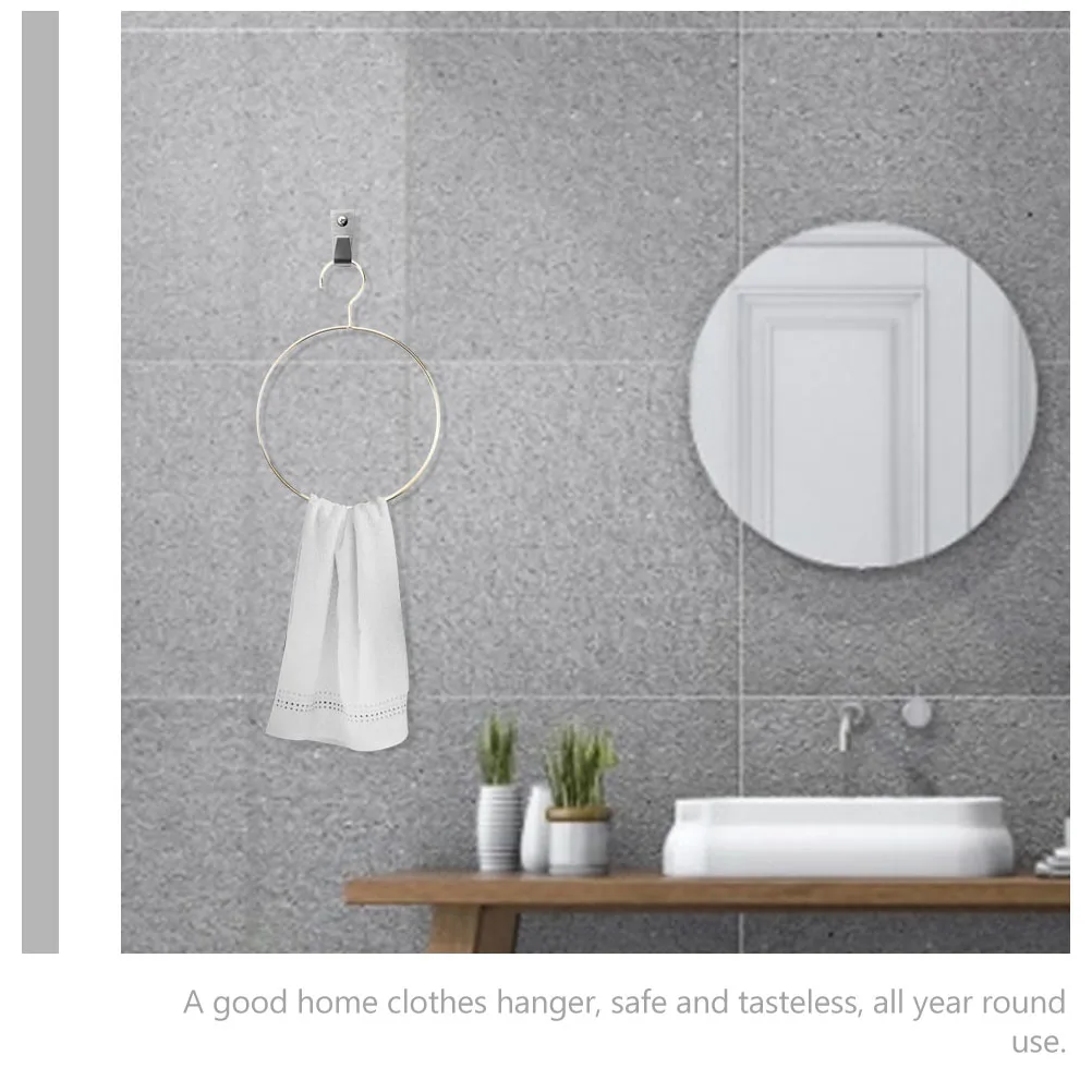 

2pcs Multi-Functional Hangers Household Round Scarf Hanger Clothes Rack Display Stand For Scarves Ties Storage Rack Home